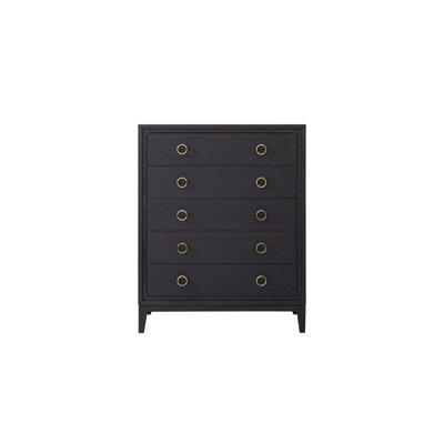 5 Drawer Chest In Peppercorn Finish