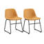 Chaise d'appoint revêtue de similicuir Davey-386379606