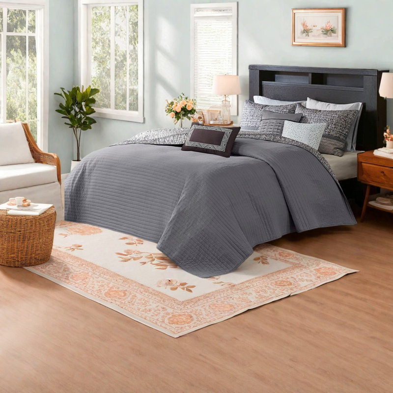 Premium Reversible Bedding Sets, Cotton Jacquard, Elegant Design For Home