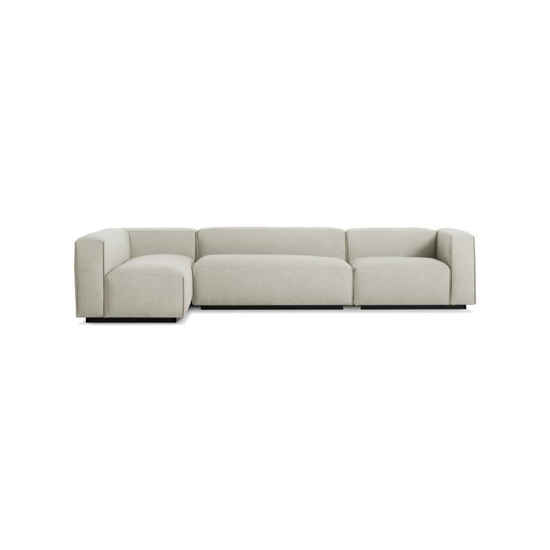 Cleon Modular Sectional, Maharam Mode in Clavicle 100% Polyester, Left Hand Facing