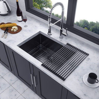28'' L Single Bowl Stainless Steel Kitchen Sink
