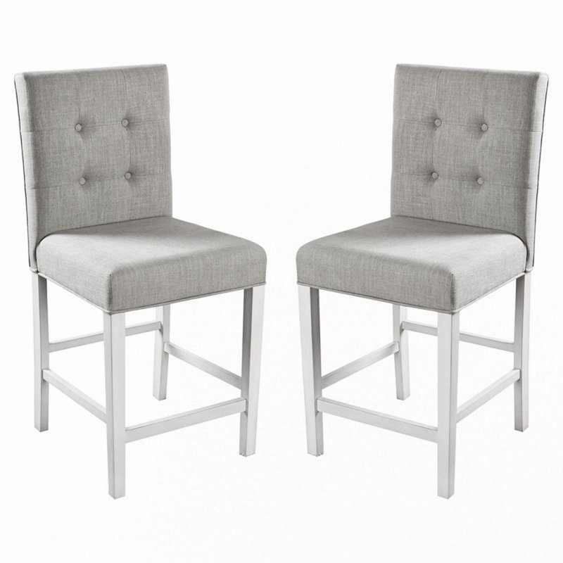 Ensemble de chaises de salle à manger à hauteur de comptoir 2 pièces