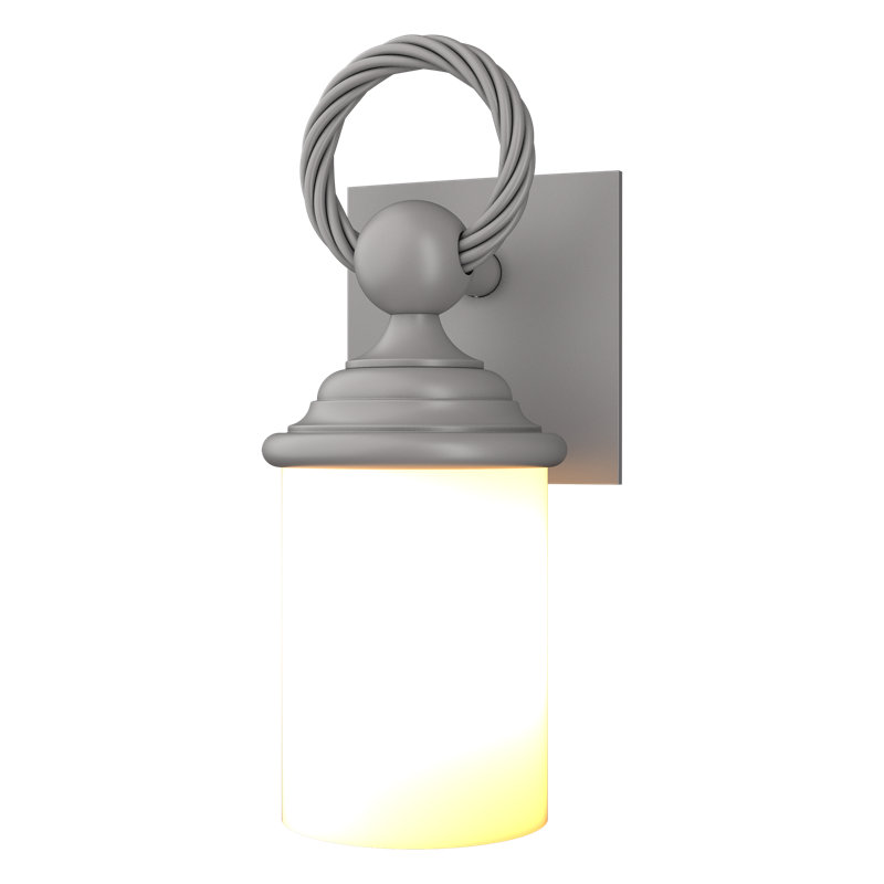 Cavo Outdoor Sconce, Clear, Coastal Burnished Steel