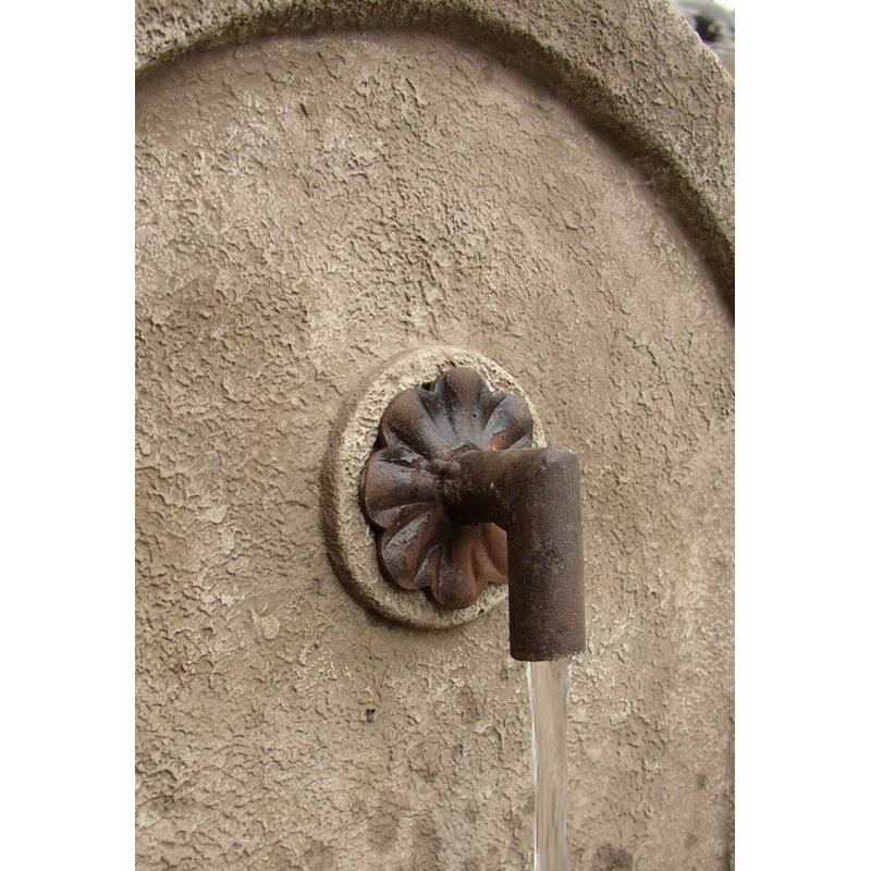 Cast Stone Fountain, Forest Brown
