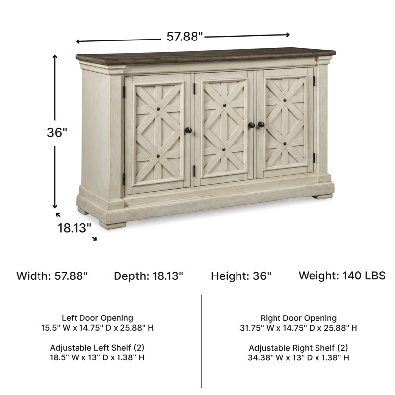Chailey 57.75" Wide Sideboard