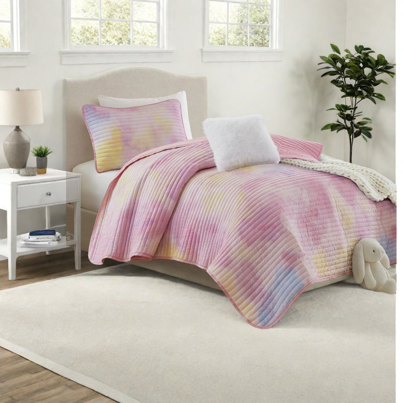 Ensemble de literie OEKO TEX, microfibre TG, teinture à nœuds moderne pour la maison
