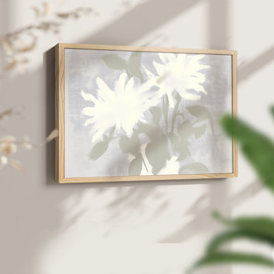 Série florale III - Reproduction encadrée - Restickable