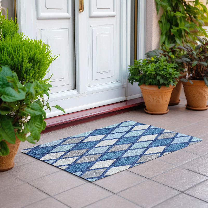 Tapis intérieur / extérieur Maliana, Rectangle 1 pi 8 po x 2 pi 6 po