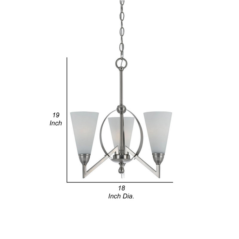 Lustre classique/traditionnel ombré 3 lumières Westminster