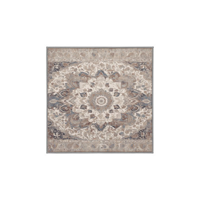 Machine Washable Gray Area Rug
