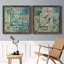 Arboretum Spring Song II - Ensemble de 2 peintures sur toile encadrées-710930135-710930120