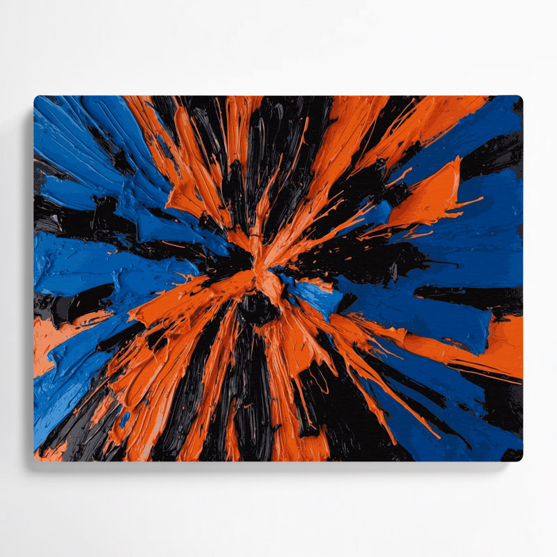 Neo Expressionism 2 Black Metal Wall Art