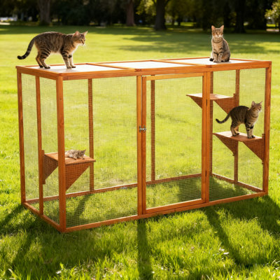 Elyane Outdoor Portable Cat Cage / Crate