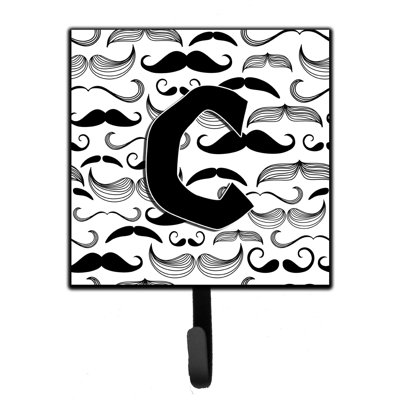 Porte-laisse moustache et crochet mural