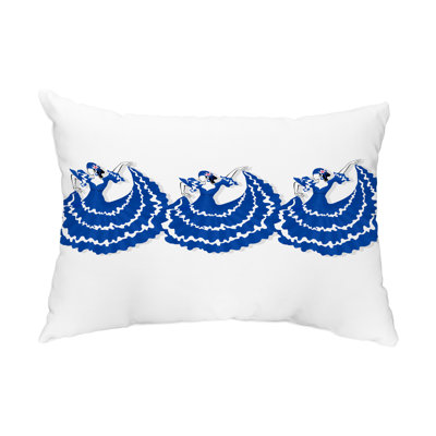 Outdoor Reversible Throw Pillow