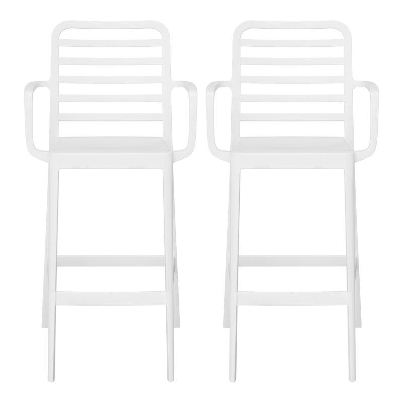 Tabouret de bar 29,5 po , Blanc
