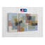 Reproduction d'art abstrait géométrique sur toile - triptyque sur toile, motif carré moderne, grande peinture de bureau 3 pièces, tons terreux minimalistes, reproduction de peinture-2110955745-2110955747