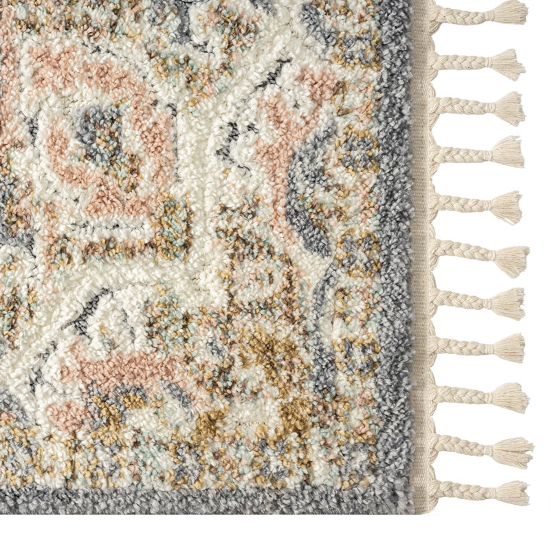 Tapis à motif médaillon Southwestern, Rectangle 5 pi x 7 pi