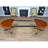 Mahogany Oval Solid Wood Dining Table