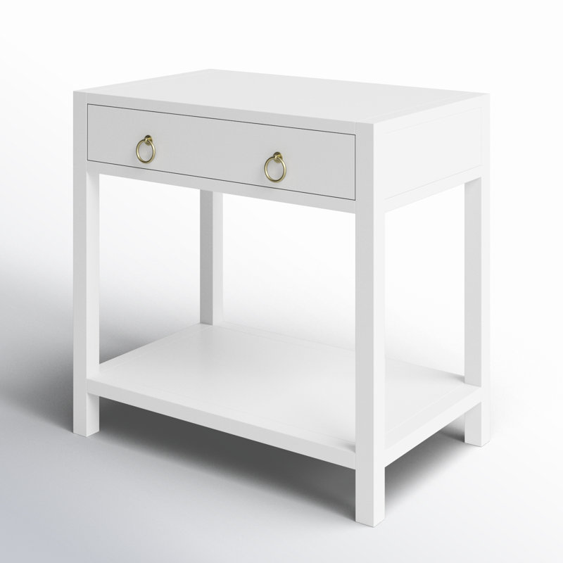 Elin 1 - Drawer Nightstand, White