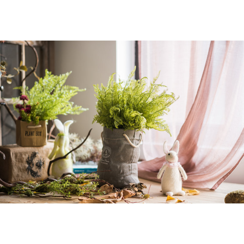 17.7'' Faux Fern Plant