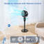 Fcbnposi 100cm Oscillating Personal Fan Fan