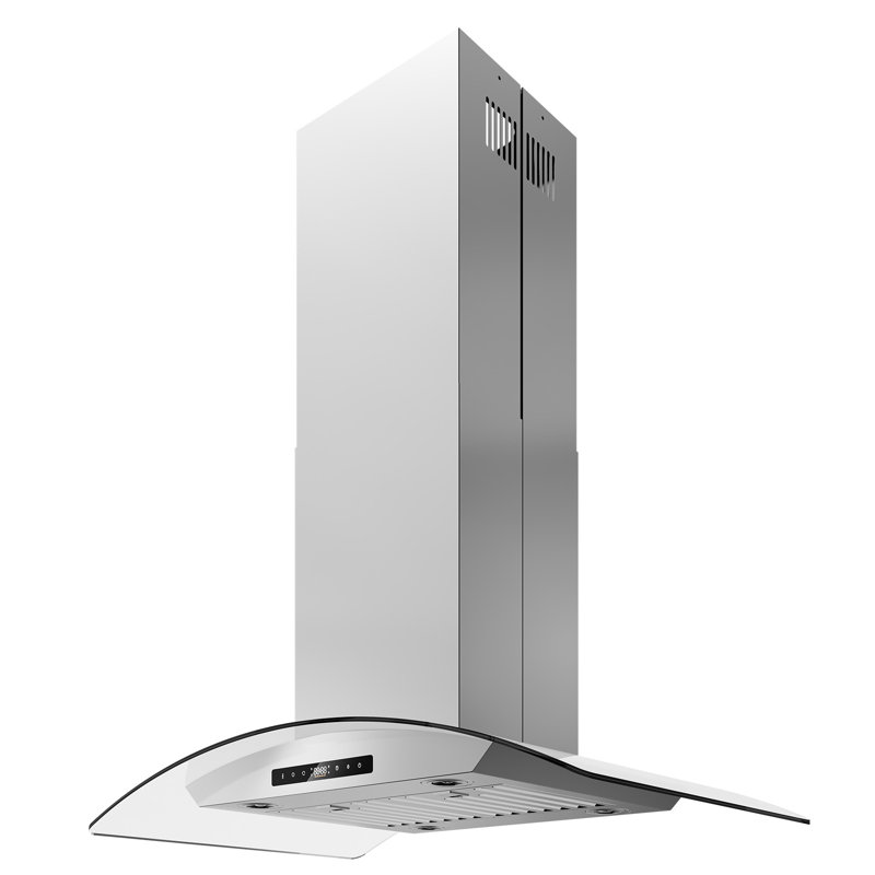 36" Wall Mount Range Hood Ceiling Mount Vent 800CFM Gesture & Touch Control