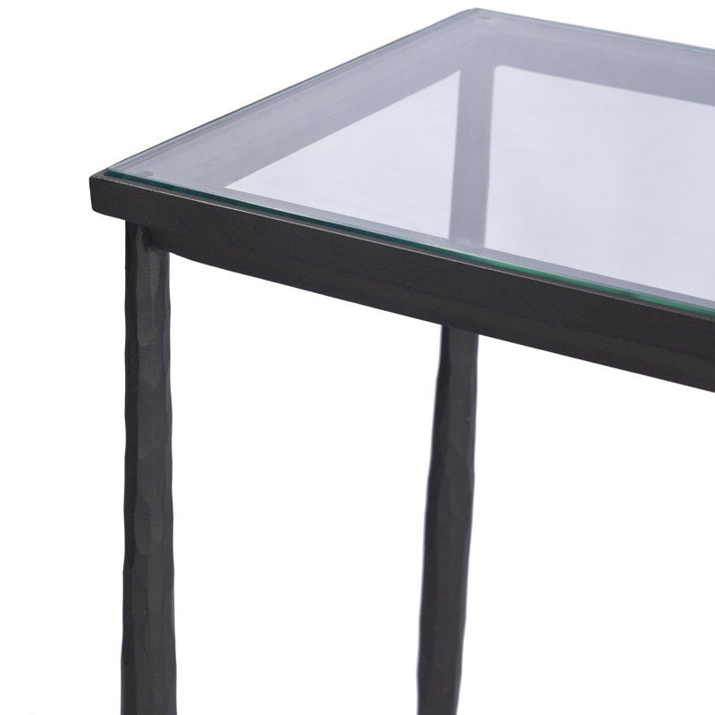 BABYLON 70'' W Glass Console Table