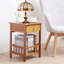 Khanh Solid Wood End Table