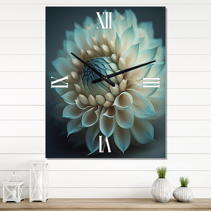 Jaire - Horloge murale Dahlia, H 40 po x l 30 po x P 1 po