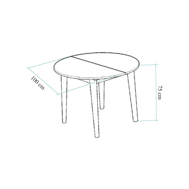 Palfi 4 - Person Dining Set