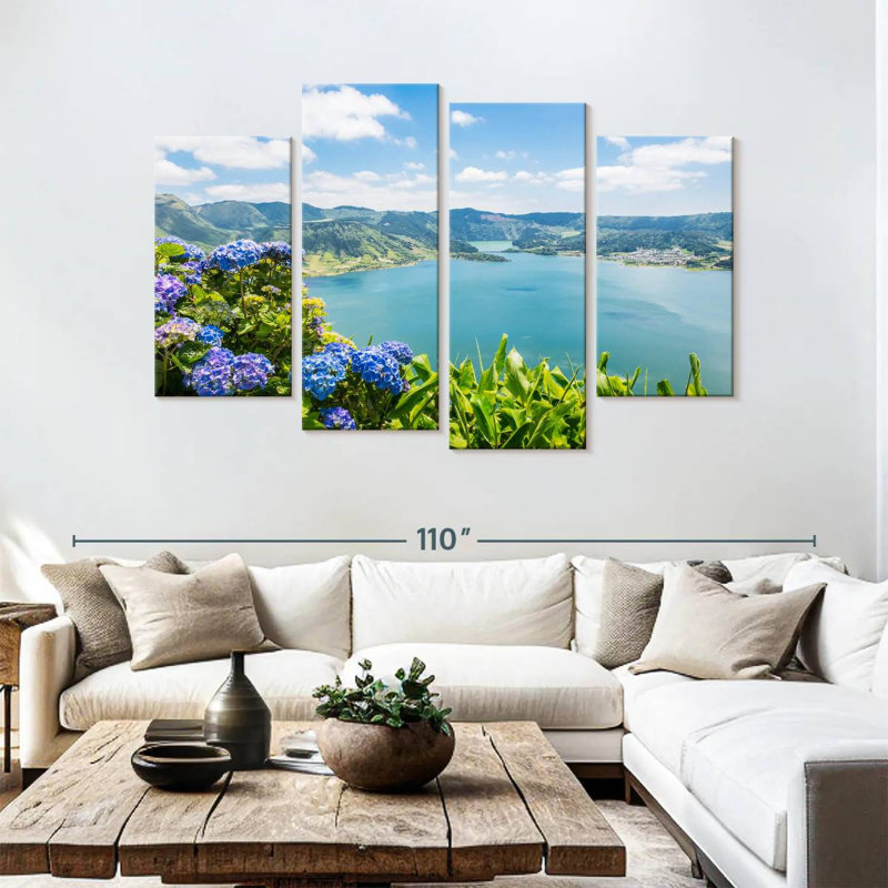 Alvord Sete Cidades Lakes, 54" H x 84" W