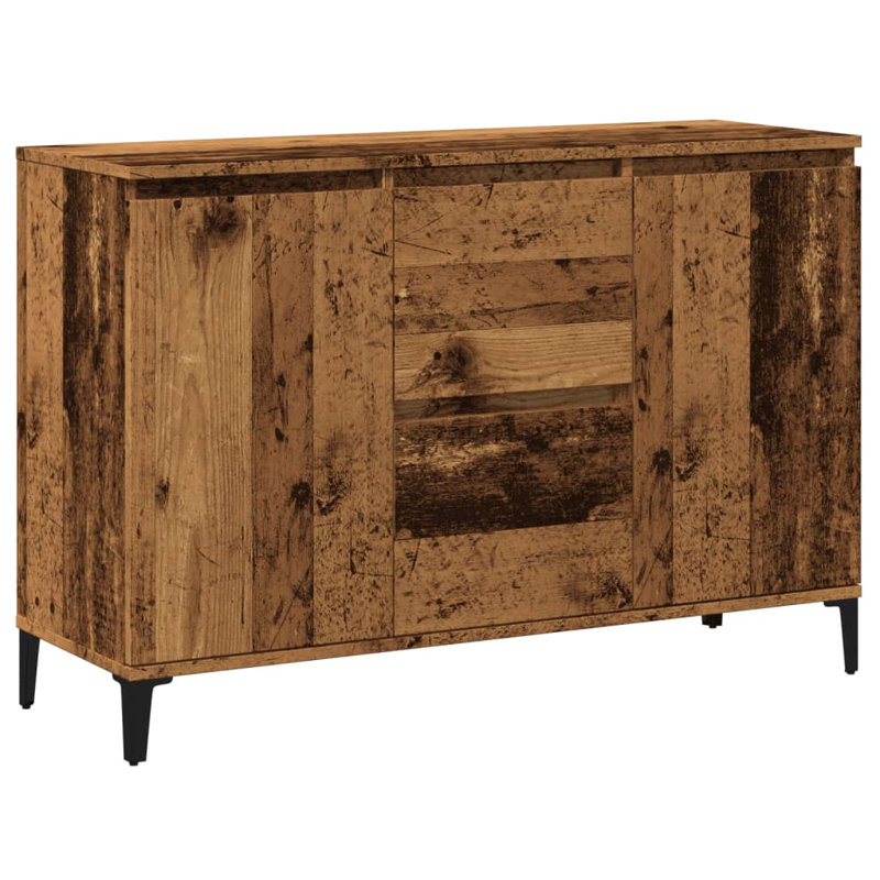 Wall Shelf 102x30x29 cm Engineered Wood, Old Wood