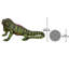 Giant Iggy the Iguana Reptile Statue