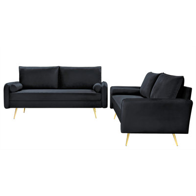 2 - Piece Velvet Living Room Set