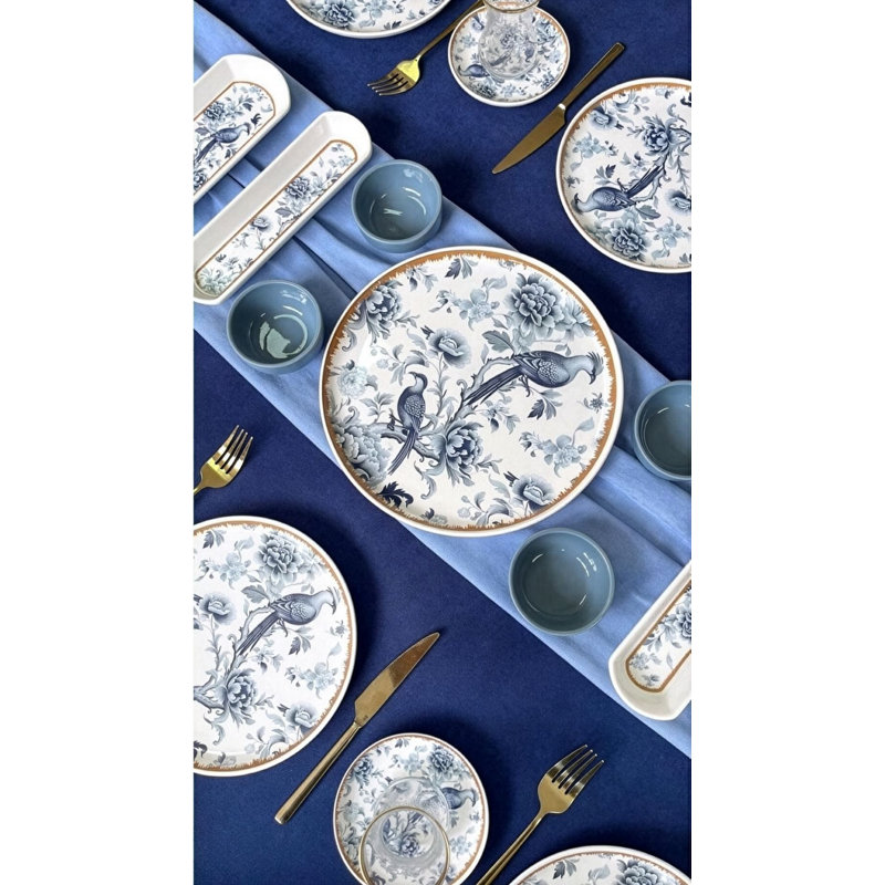 Ceramic Dinnerware Set Piece - Service for 6