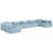 Houswerth Upholstered U-Shaped Sectional Reversible-94884358