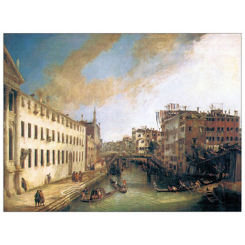 Canaletto - No Frame Print on Wood