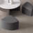 Light luxury design sense round coffee table