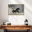 Cheval frison noir au galop-2140166718-2140166693