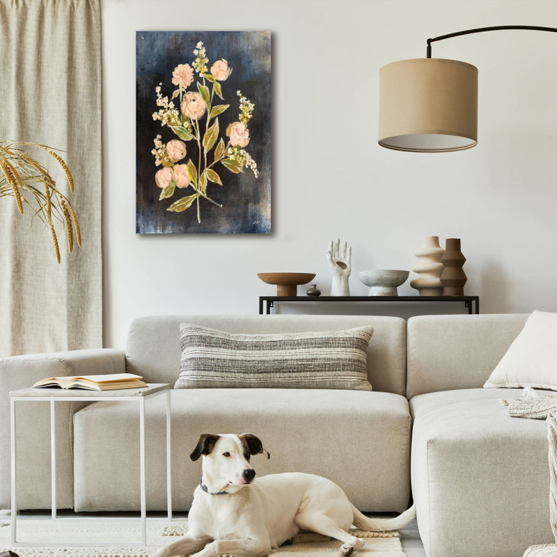 Art mural en verre «Fleet Blooms 2» par Julia Purinton, H 36 po x l 24 po x P 0,2 po