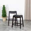 Tabouret de comptoir, siège en cuir-1443320349-1443320350