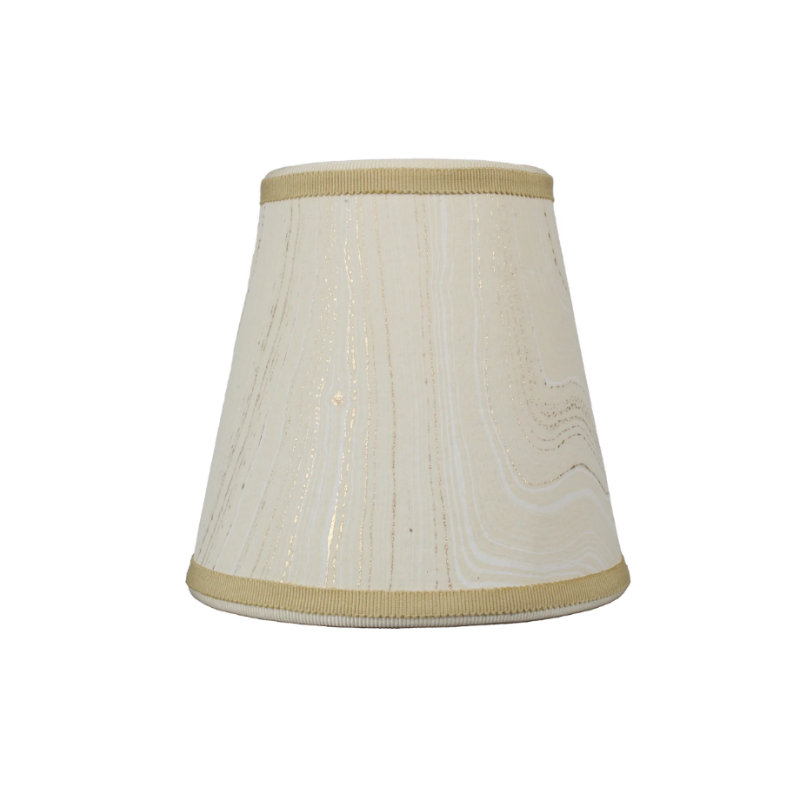 Marble Series Empire Lamp Shade, Ivory/Gold