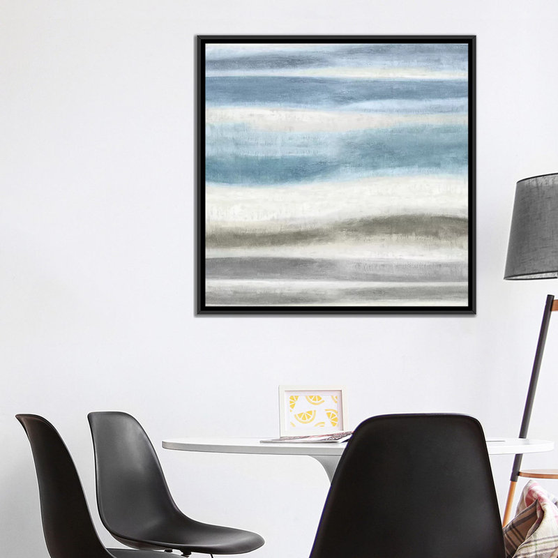 «Elevation I», reproduction sur toile, H 18 po x l 18 po x P 1,5 po, Toile avec cadre noir, Pas de tapis