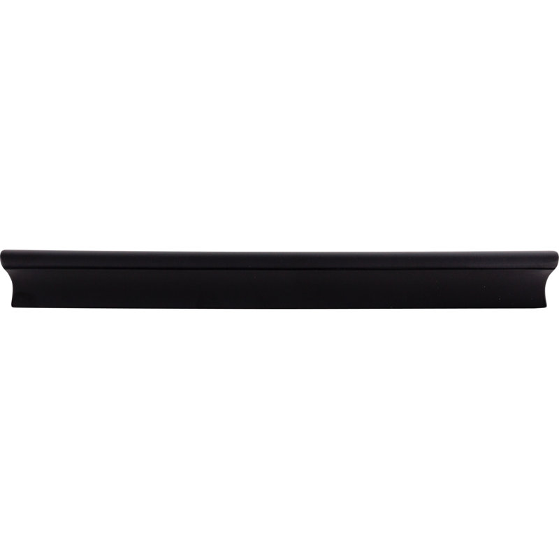 Glacier 3" Center to Center Finger pull, Black, 8" Center to Center