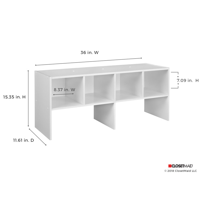 Stackable All-Purpose Cube Organizer, Espresso
