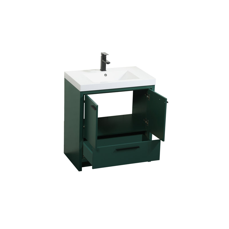 Ensemble de meuble-lavabo simple 30 po Southmead, Vert
