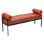 Banc rembourré en similicuir Barrow