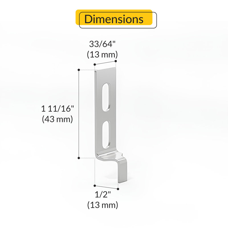 Brixwell 12-304 Patio Door Strike Keeper Gray