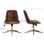 Chaise de bureau en cuir à hauteur ajustable 23 po avec dossier matelassé Mariello-103555105-103555108